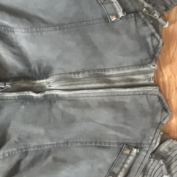 Smokey Gray Biker Jacket - Picture 3 of 5